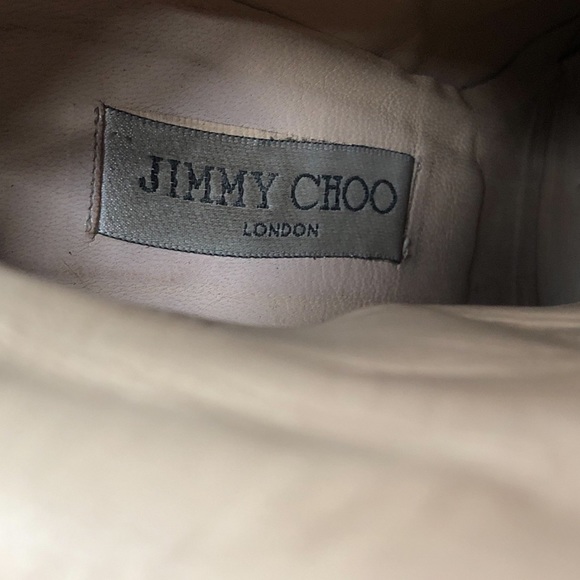 - Jimmy Choo Suede & Snakeskin Stiletto Boots 38.5 - Picture 10 of 10